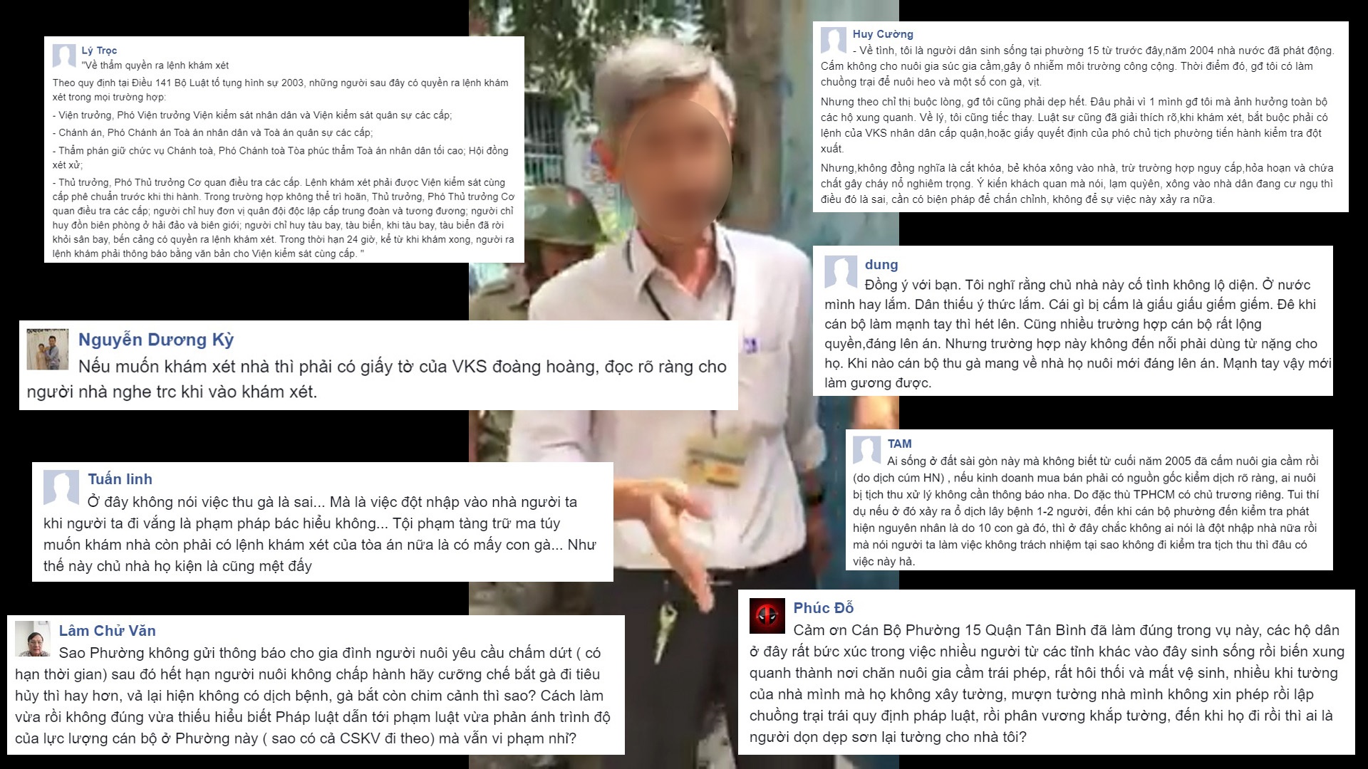 cán bộ bẻ khóa vào nhà dân bắt gà Đông Tảo ảnh 2 can bo be khoa vao nha dan bat ga Dong Tao anh 2