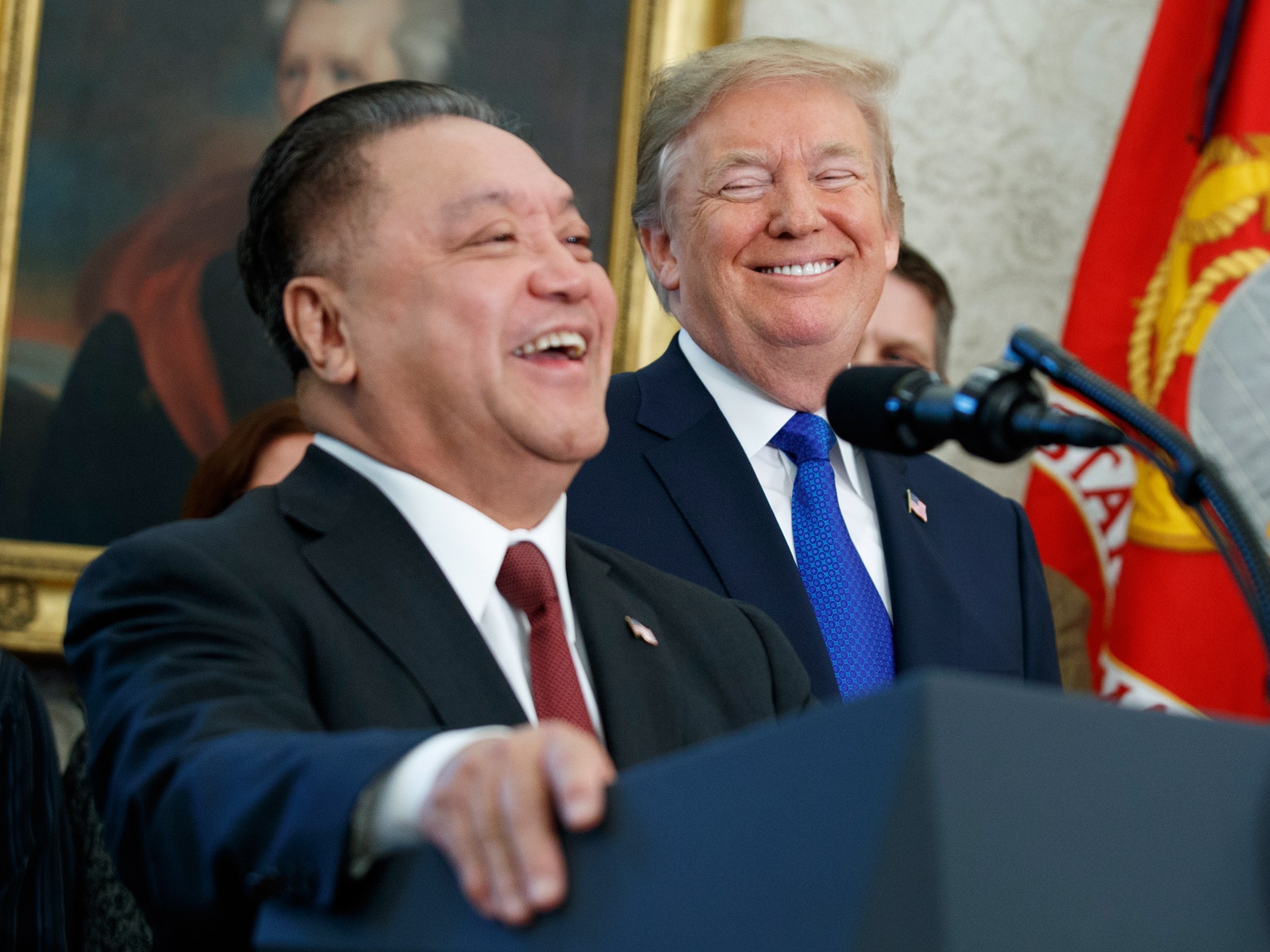 TT Trump ngan chan tap doan Singapore mua lai cong ty cong nghe My hinh anh