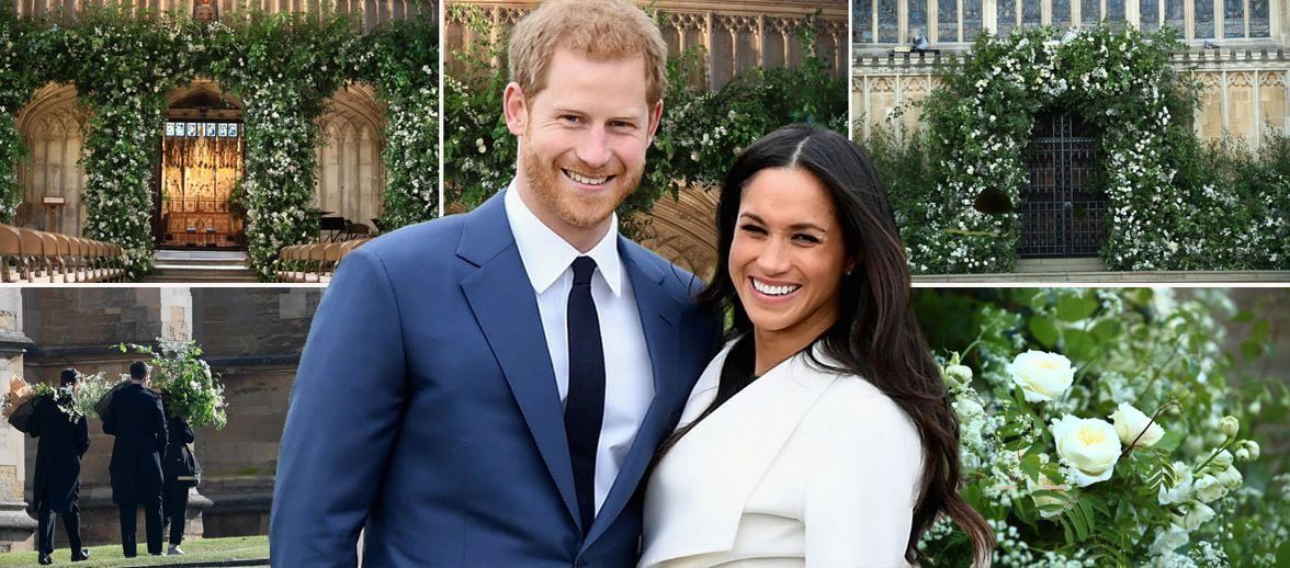 Dam cuoi hoang gia cua Hoang tu Harry va Meghan Markle hinh anh