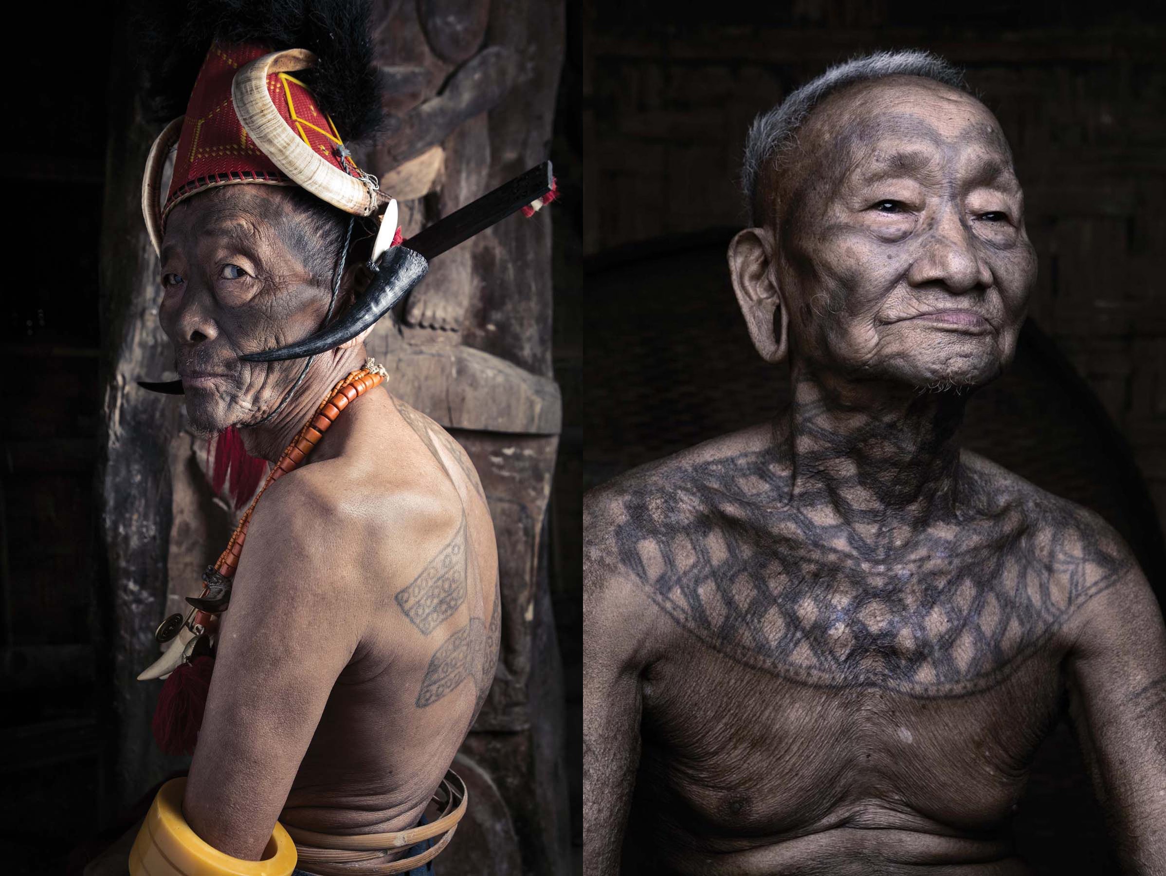 hinh xam cua bo toc san dau nguoi o An Do anh 3