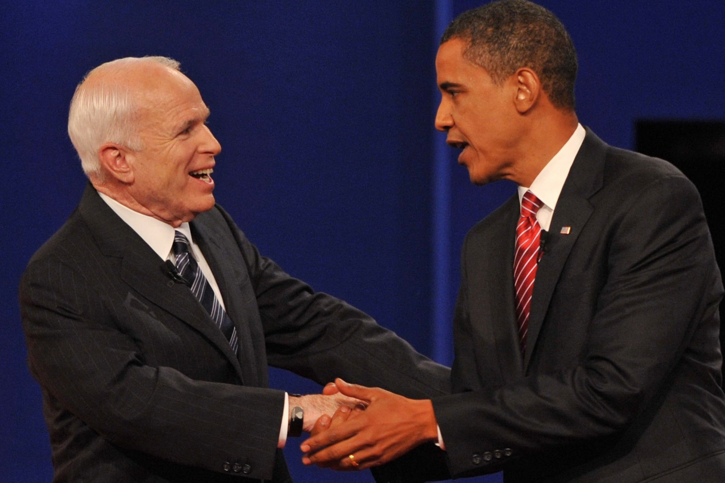 Bush và Obama phát biểu tại tang lễ của McCain ảnh 2 Bush va Obama phat bieu tai tang le cua McCain anh 2