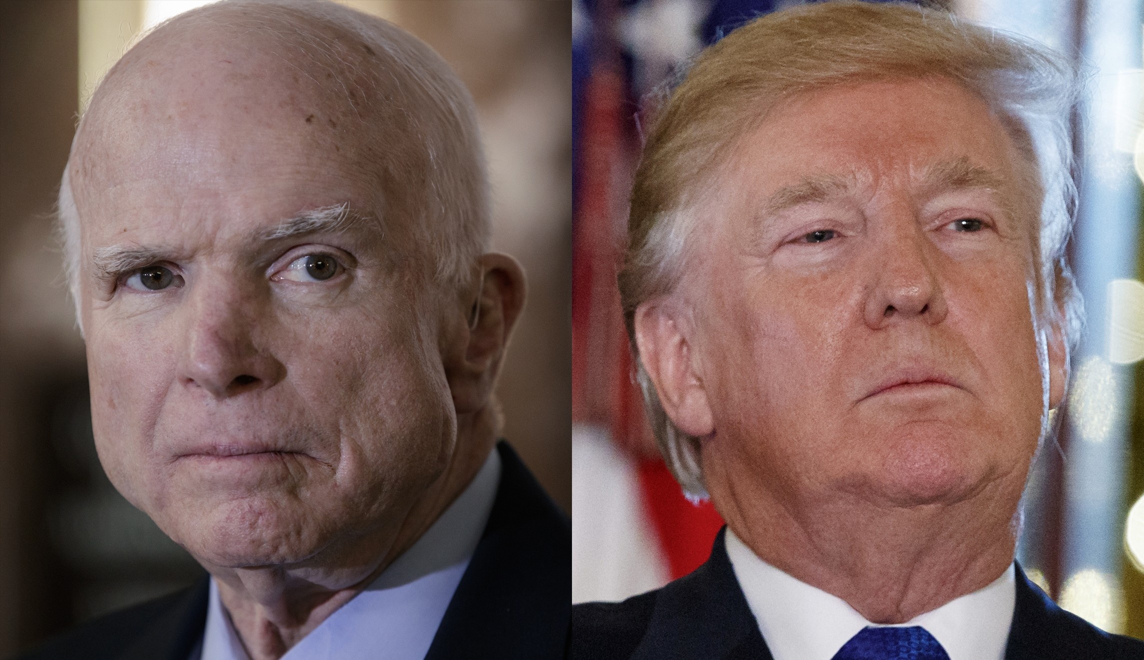 McCain cong kich TT Trump trong thong diep cuoi cung hinh anh