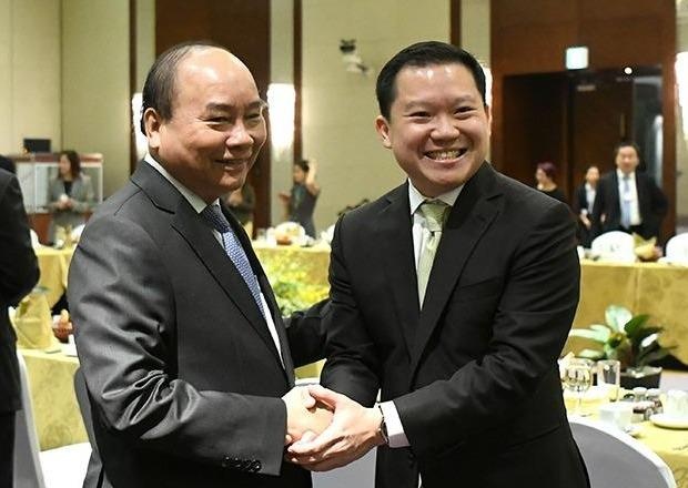 Thu tuong doi thoai voi cac tap doan toan cau hinh anh