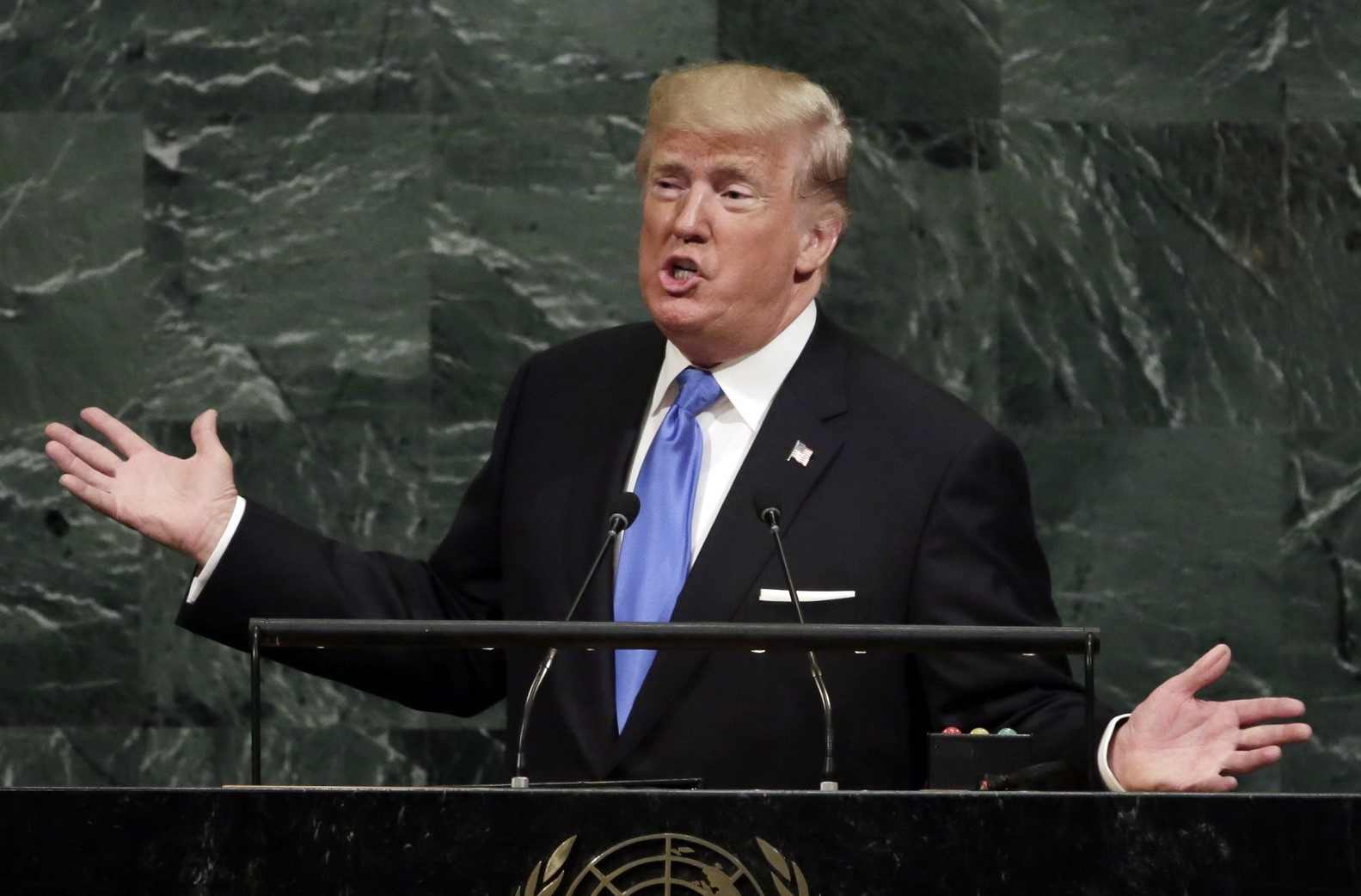 Co van lo lang nhung bat thuong cua TT Trump tai LHQ hinh anh