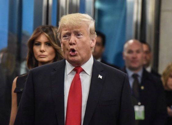 Tong thong Trump ca ngoi ban than, Dai hoi dong LHQ cuoi o hinh anh
