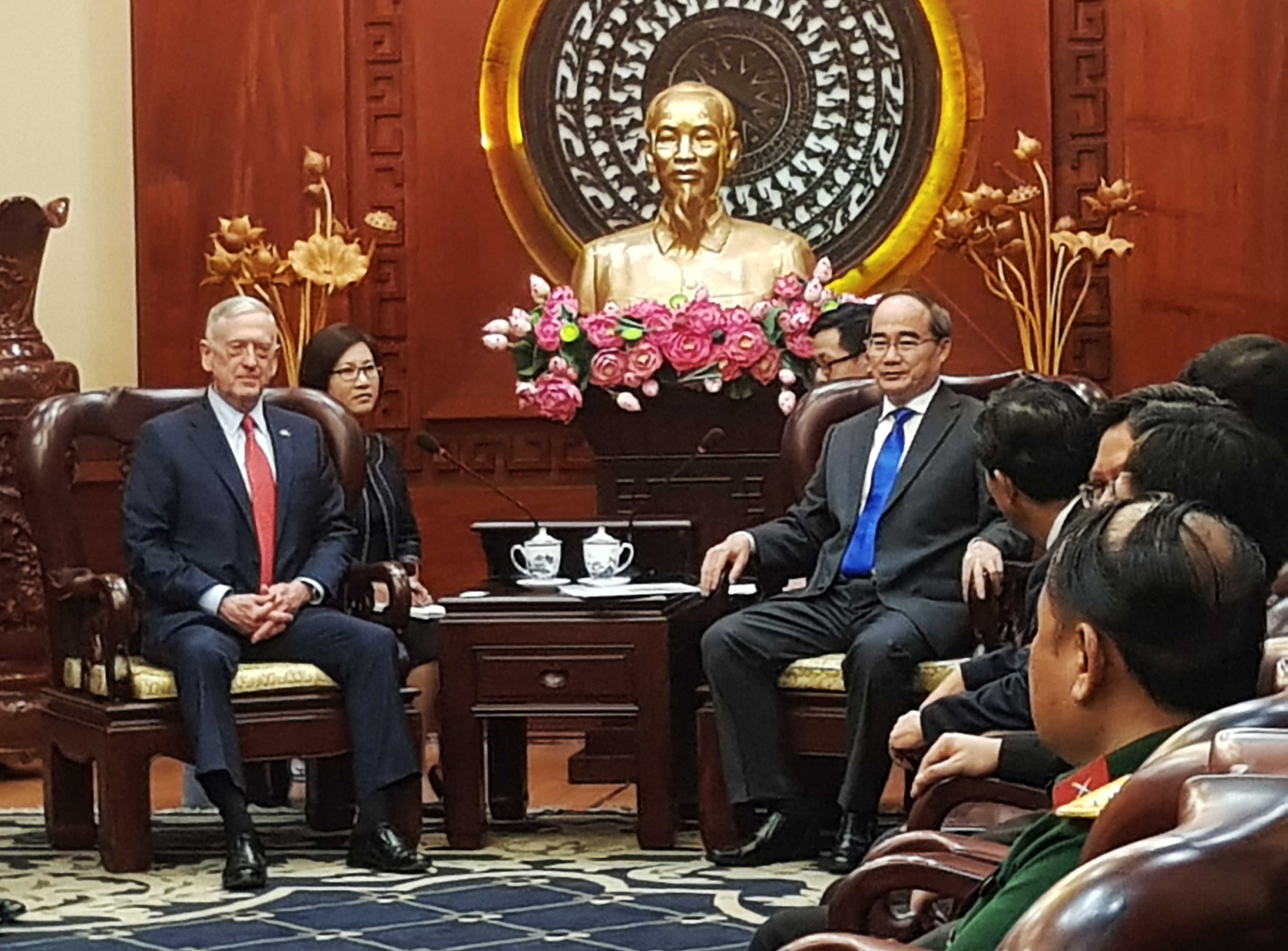 bộ trưởng quốc phòng Mattis đến TP.HCM ảnh 1 bo truong quoc phong Mattis den TP.HCM anh 1