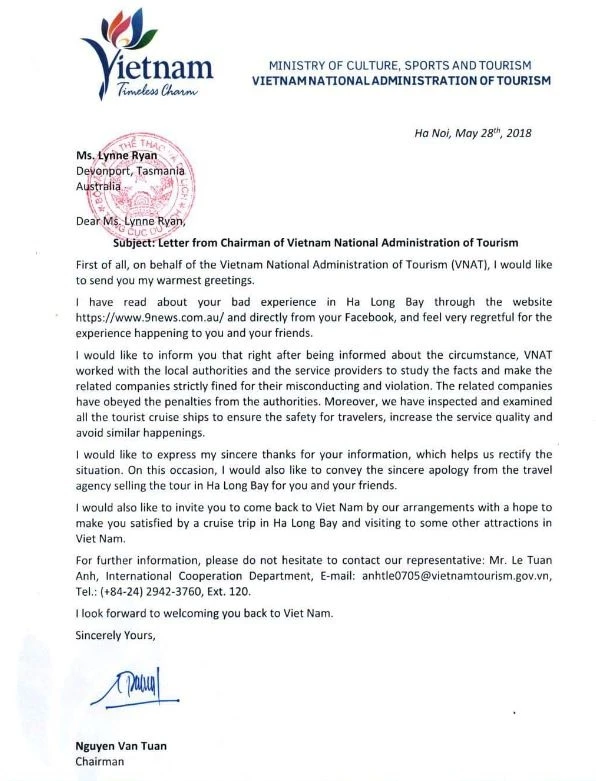 Tong cuc Du lich Viet Nam anh 1