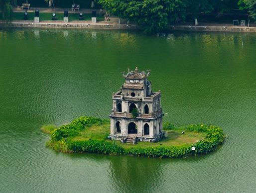 Thap Rua o Ha Noi duoc xay vao nam nao? hinh anh