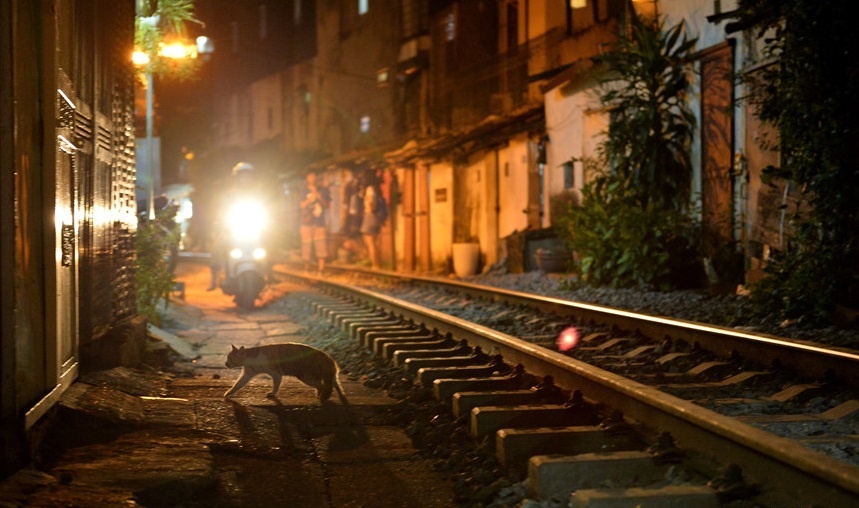 ca phe tren pho duong tau anh 35