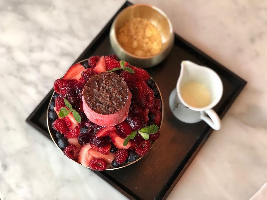 Bingsu - 'vu khi' chong lai mua he nong nuc cua Han Quoc hinh anh