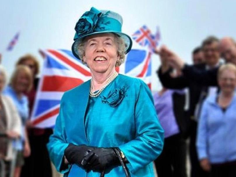 Mot ngay cua nguoi dong the nu hoang Anh hinh anh