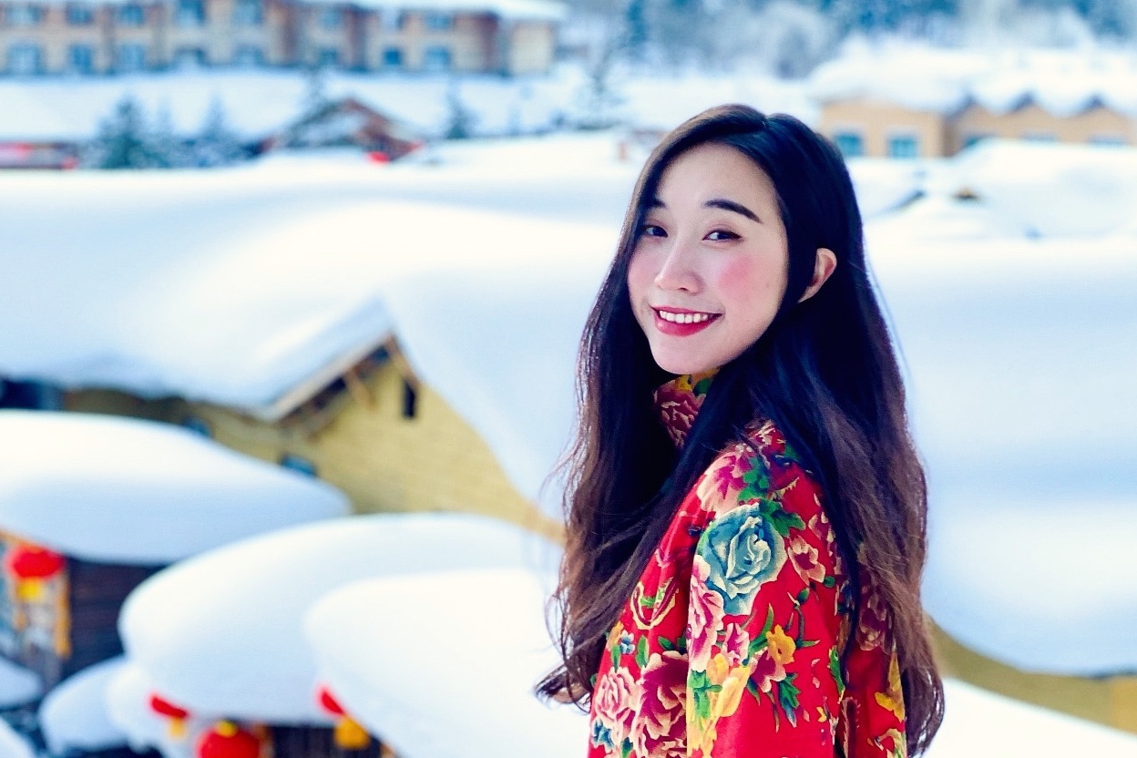 Trai nghiem giac mo tuyet trang duoi cai lanh am 30 do C o Trung Quoc hinh anh