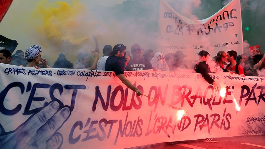 Hang nghin nguoi Phap bieu tinh phan doi cai cach cua TT Macron hinh anh