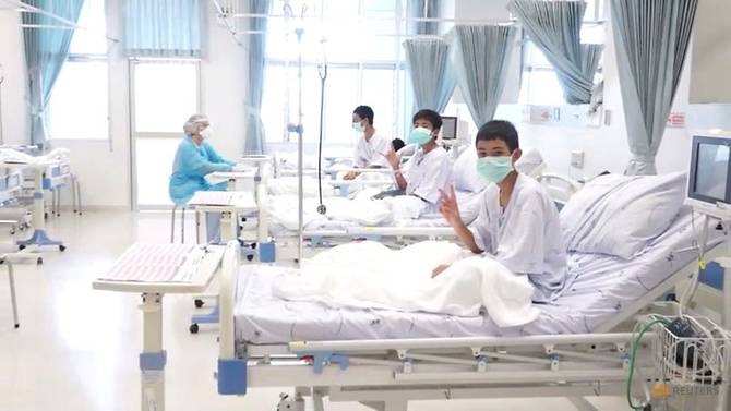 đội bóng Thái hồi phục sức khỏe ảnh 1 doi bong Thai hoi phuc suc khoe anh 1