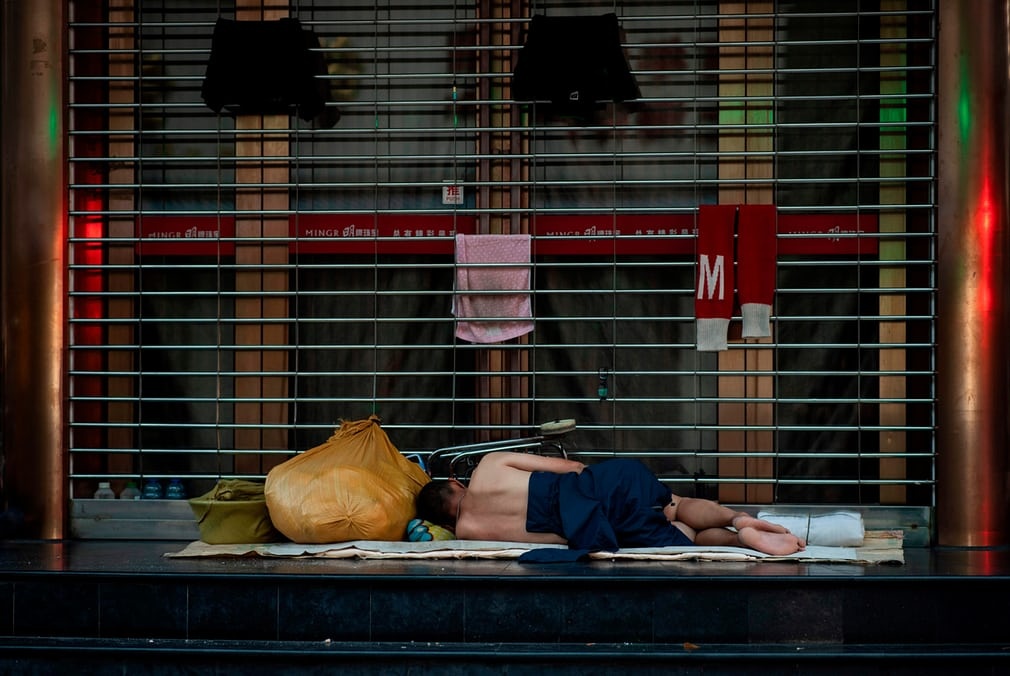 người Thượng Hải ngủ ngoài đường vì nóng ảnh 6 nguoi Thuong Hai ngu ngoai duong vi nong anh 6