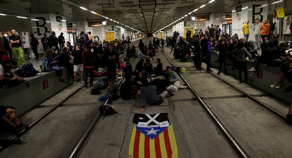 bieu tinh tai Catalonia anh 1