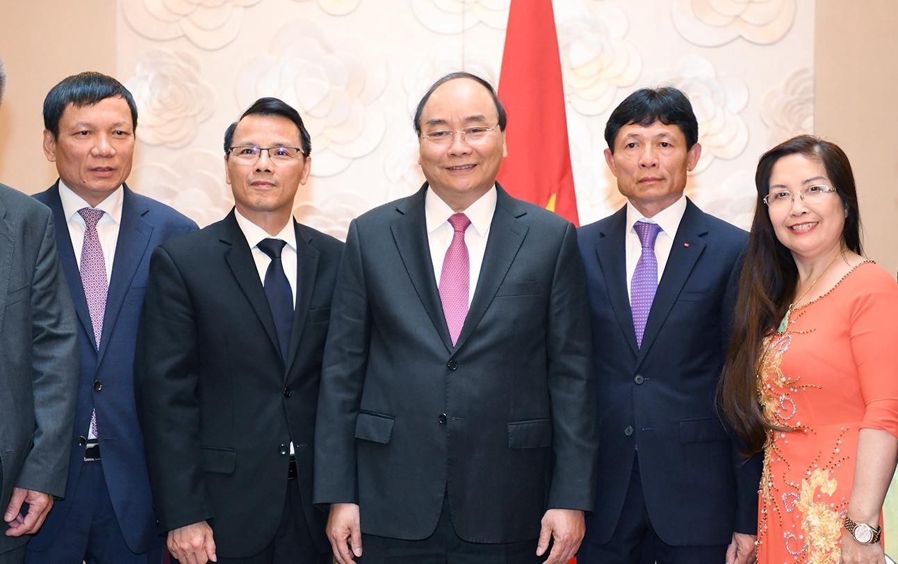 Thu tuong tiep doan Lien hiep Hoi nguoi Viet Nam tai chau Au hinh anh