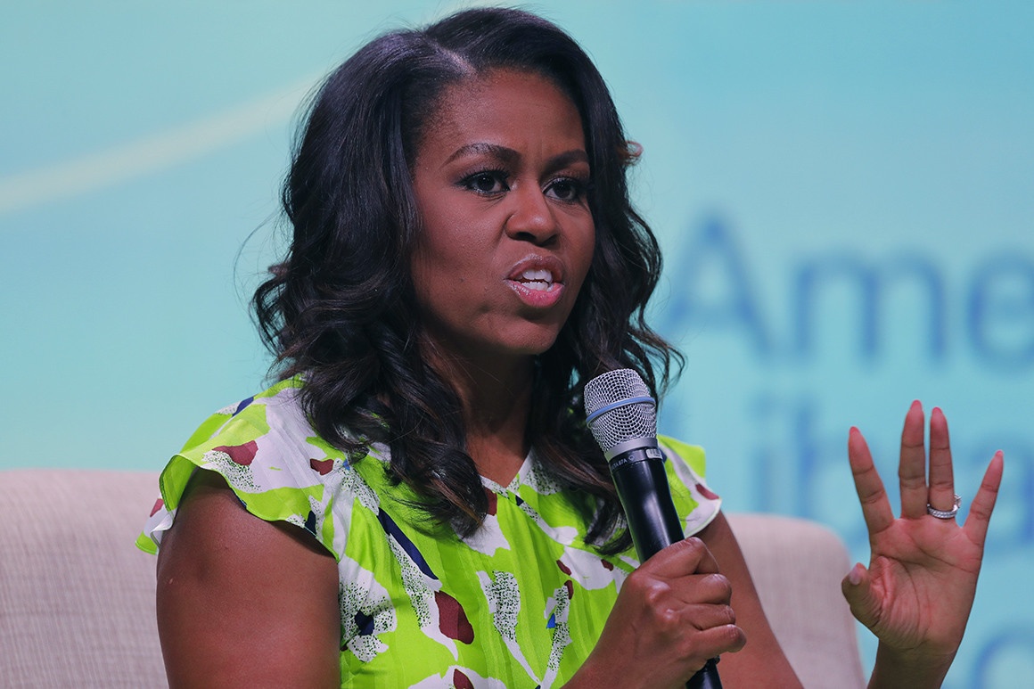 Cuu De nhat phu nhan Obama: 'Toi khong bao gio tha thu cho ong Trump' hinh anh