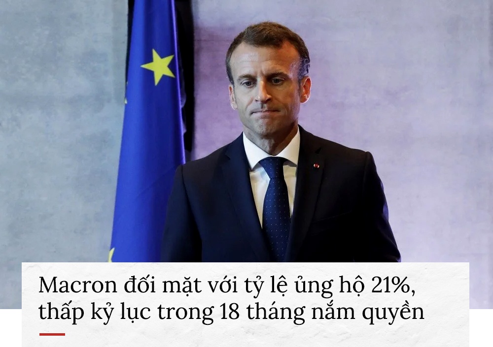 bieu tinh Phap va con ac mong cua Macron anh 6