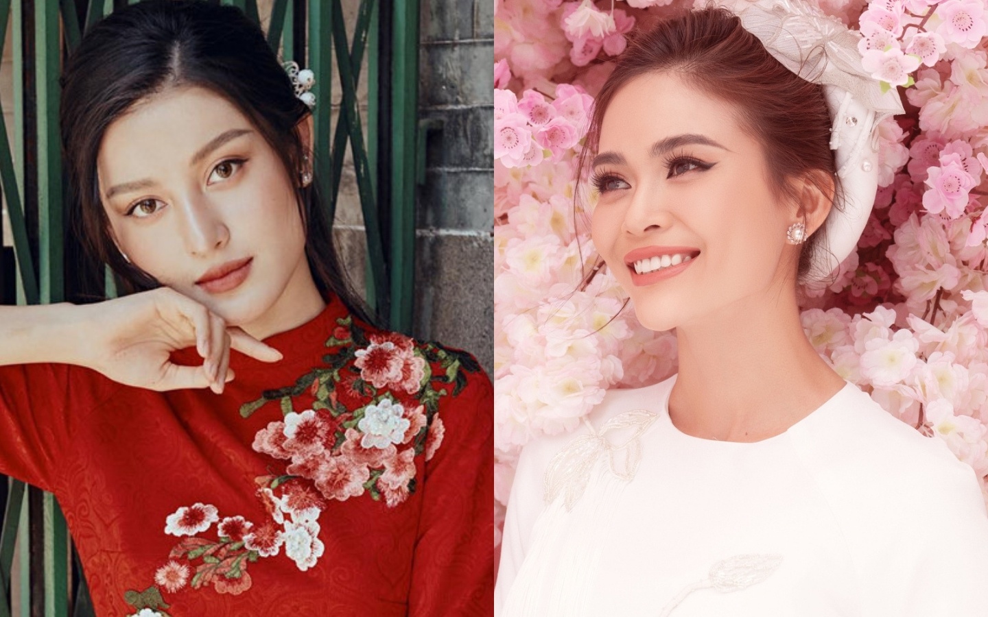 Lung linh trong ta ao dai voi cach trang diem hoc hoi tu sao Viet hinh anh