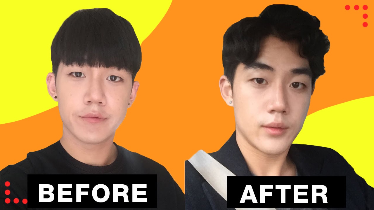 Dep trai nhu sao Han chi bang cach thay doi kieu toc hop voi mat hinh anh