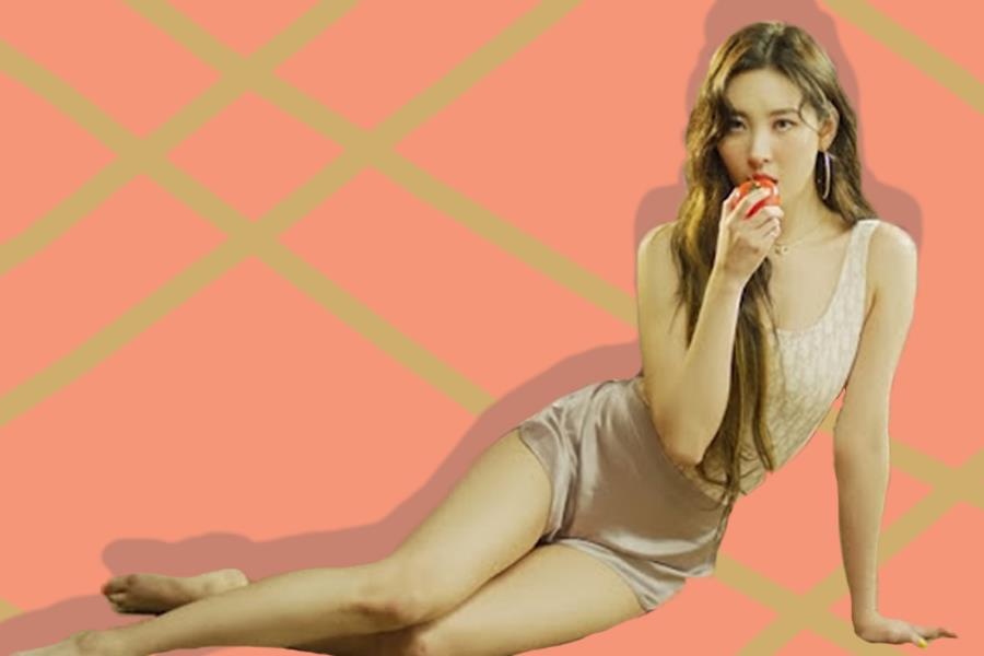 Choang ngop voi gu thoi trang cua Sunmi trong MV Noir hinh anh