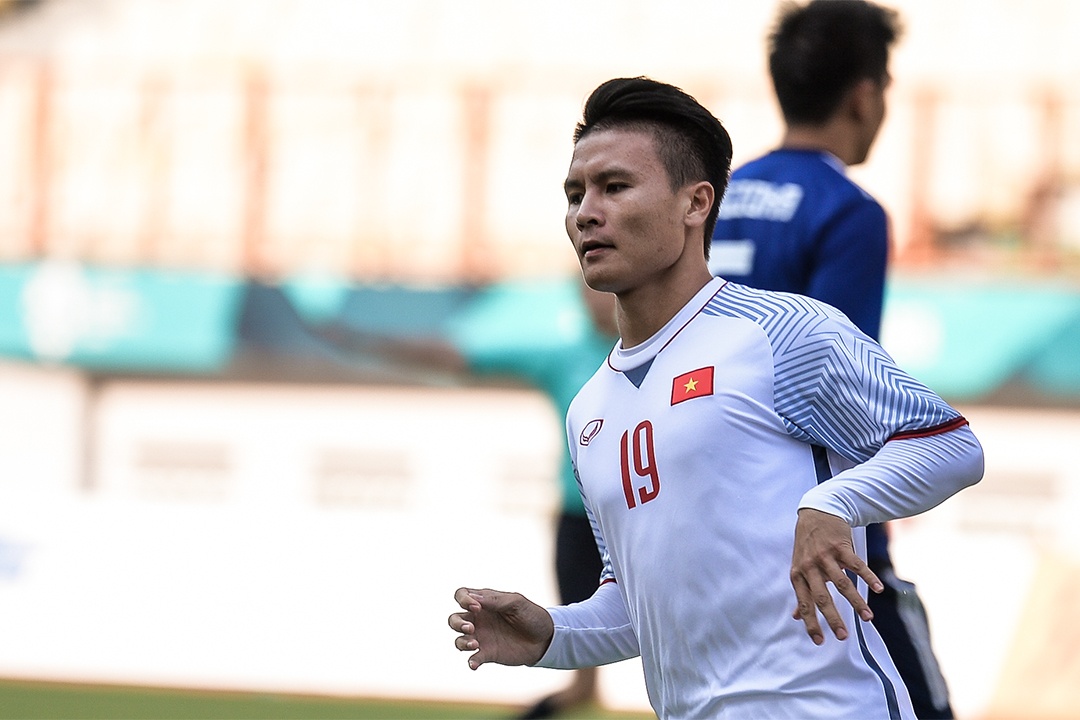 Olympic Viet Nam an mung ban thang mo ty so truoc Nhat Ban hinh anh