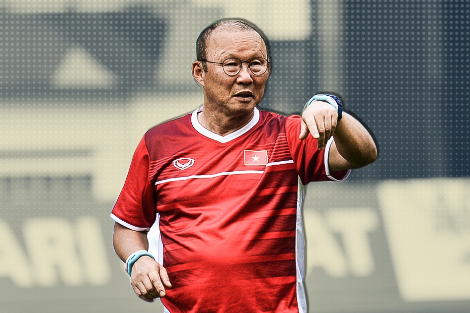 HLV Park Hang-Seo tu tin cho Olympic Viet Nam tap mo hinh anh