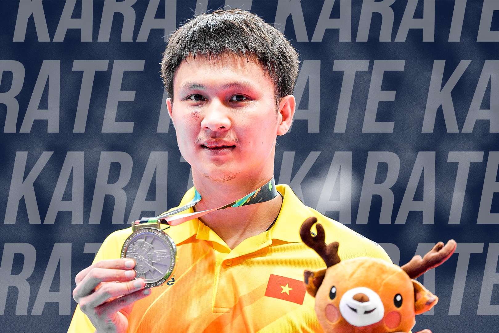 Highlights tran chung ket Minh Phung gianh HCB mon karate hinh anh