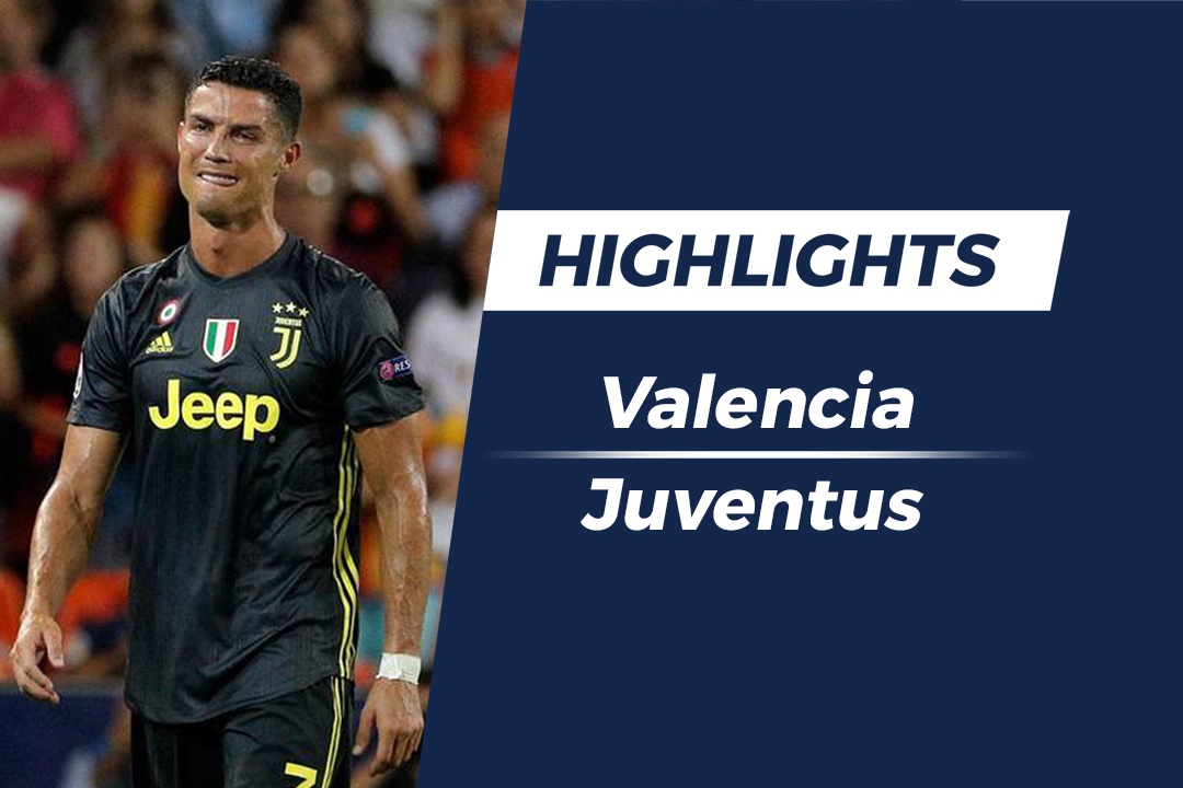 Highlights Juventus danh bai Valencia trong ngay Ronaldo nhan the do hinh anh
