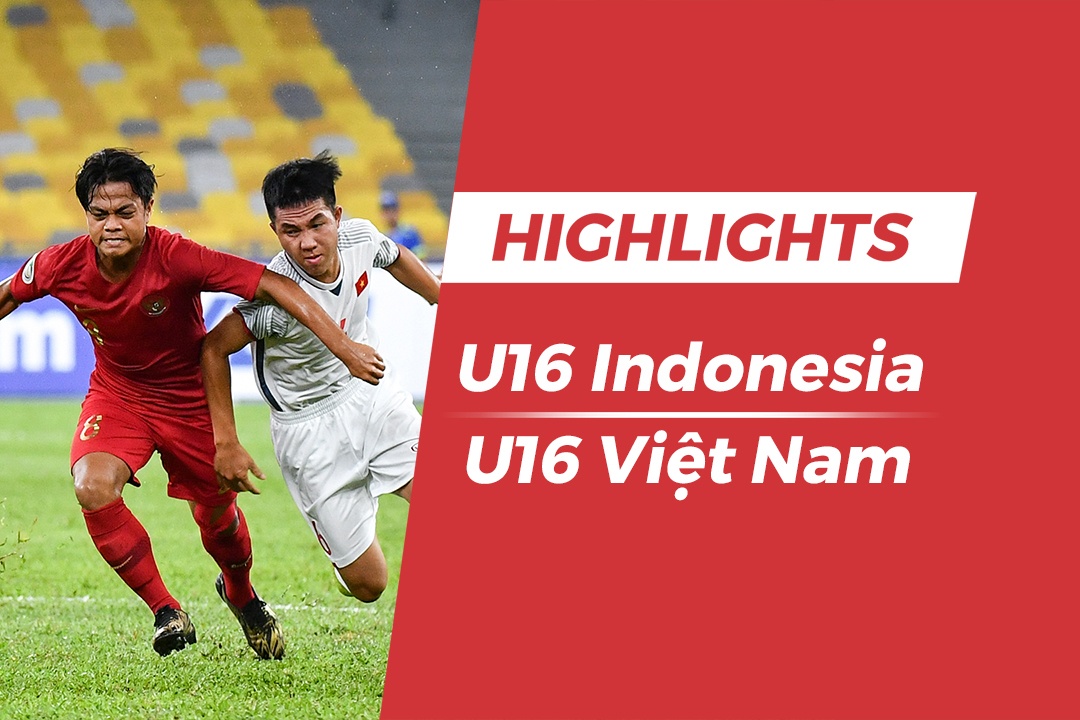 Highlights U16 Indonesia 1-1 Viet Nam: Hang thu long leo hinh anh