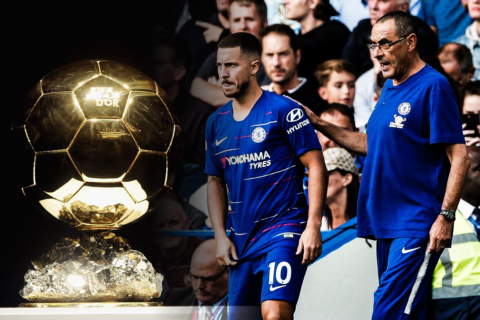 Sarri hua hen giup Hazard gianh Qua bong vang hinh anh