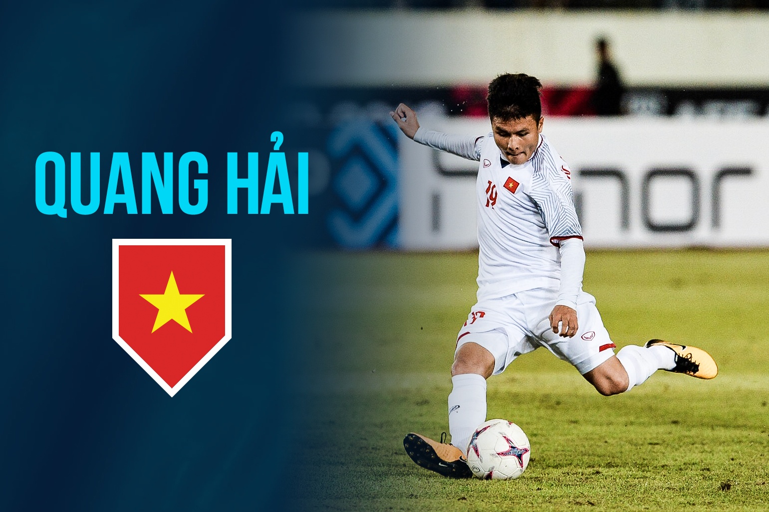 Nhung ban thang dep cua Quang Hai trong mau ao Viet Nam hinh anh