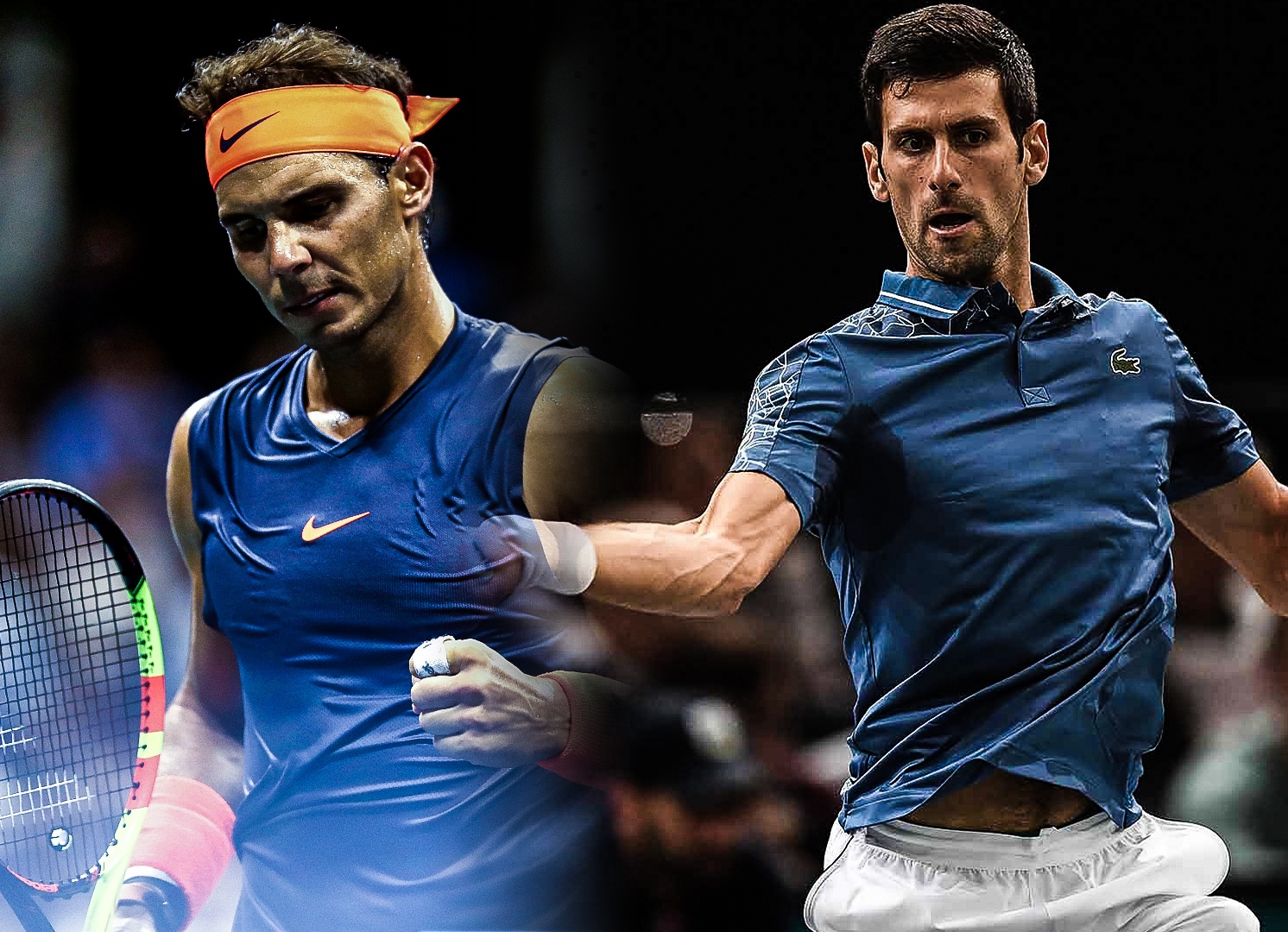 Nhung pha bong an tuong giua Nadal va Djokovic hinh anh