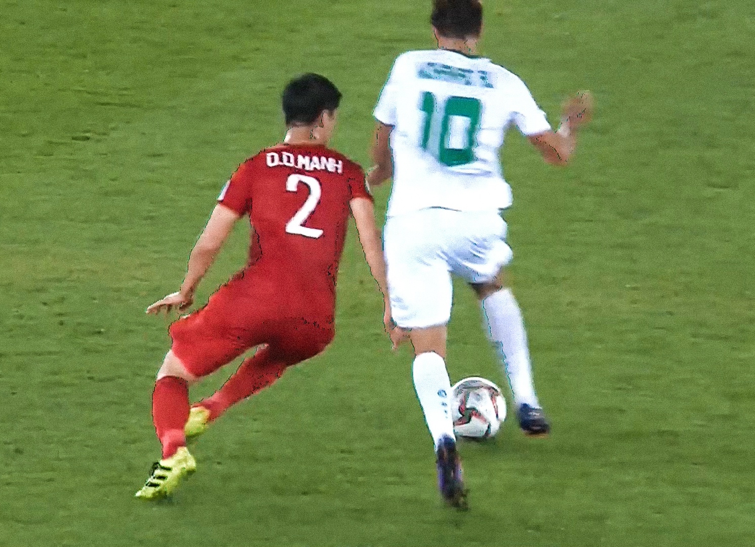 Tinh huong hau ve Viet Nam mac loi giup Iraq ghi ban go hoa hinh anh