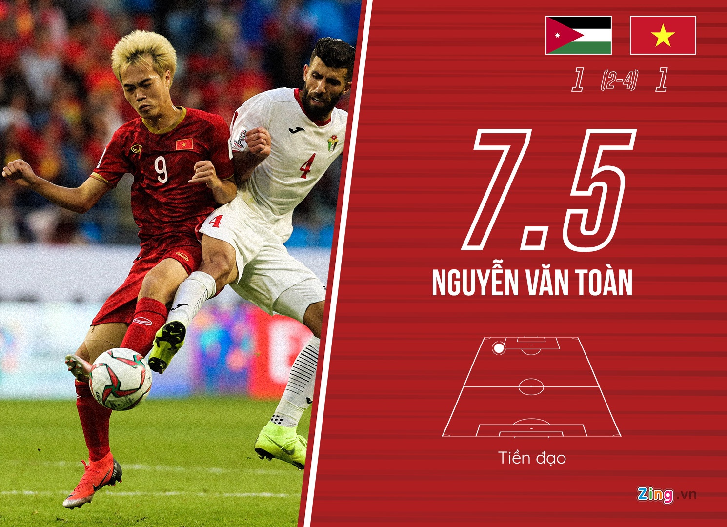 cham diem Viet Nam vs Jordan anh 13