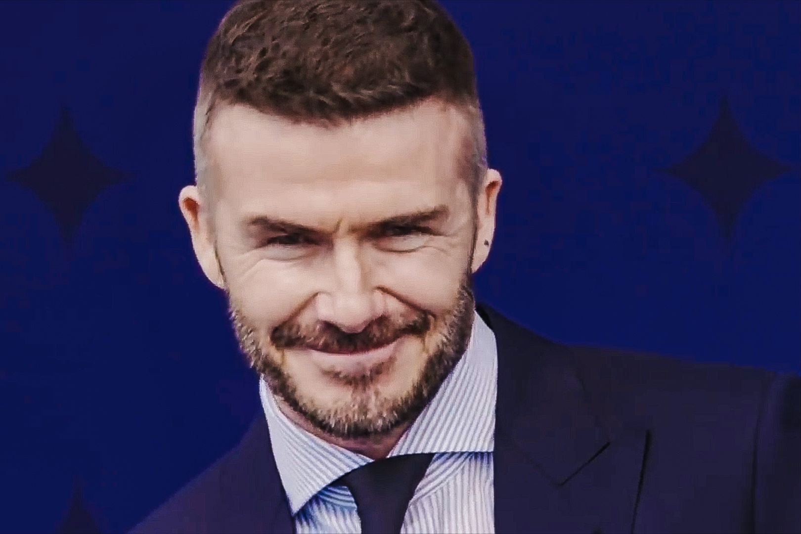 Beckham rang ro trong ngay duoc dung tuong o My hinh anh