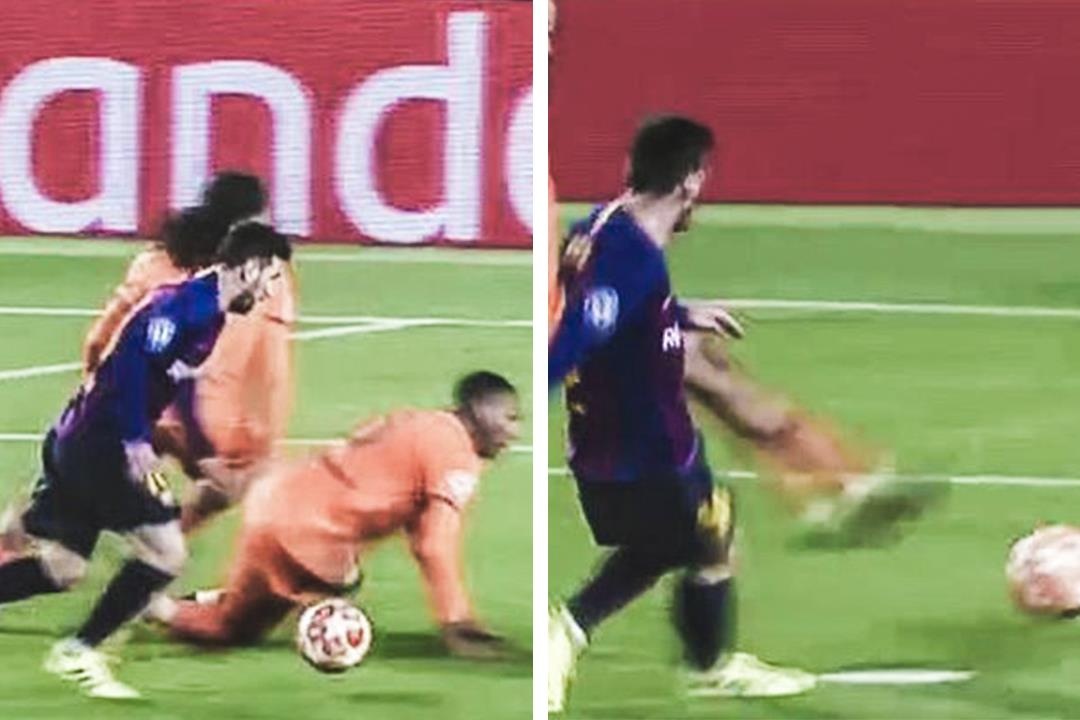 Messi gia sut, dut diem chan phai tung luoi Lyon nhin tu khan dai hinh anh