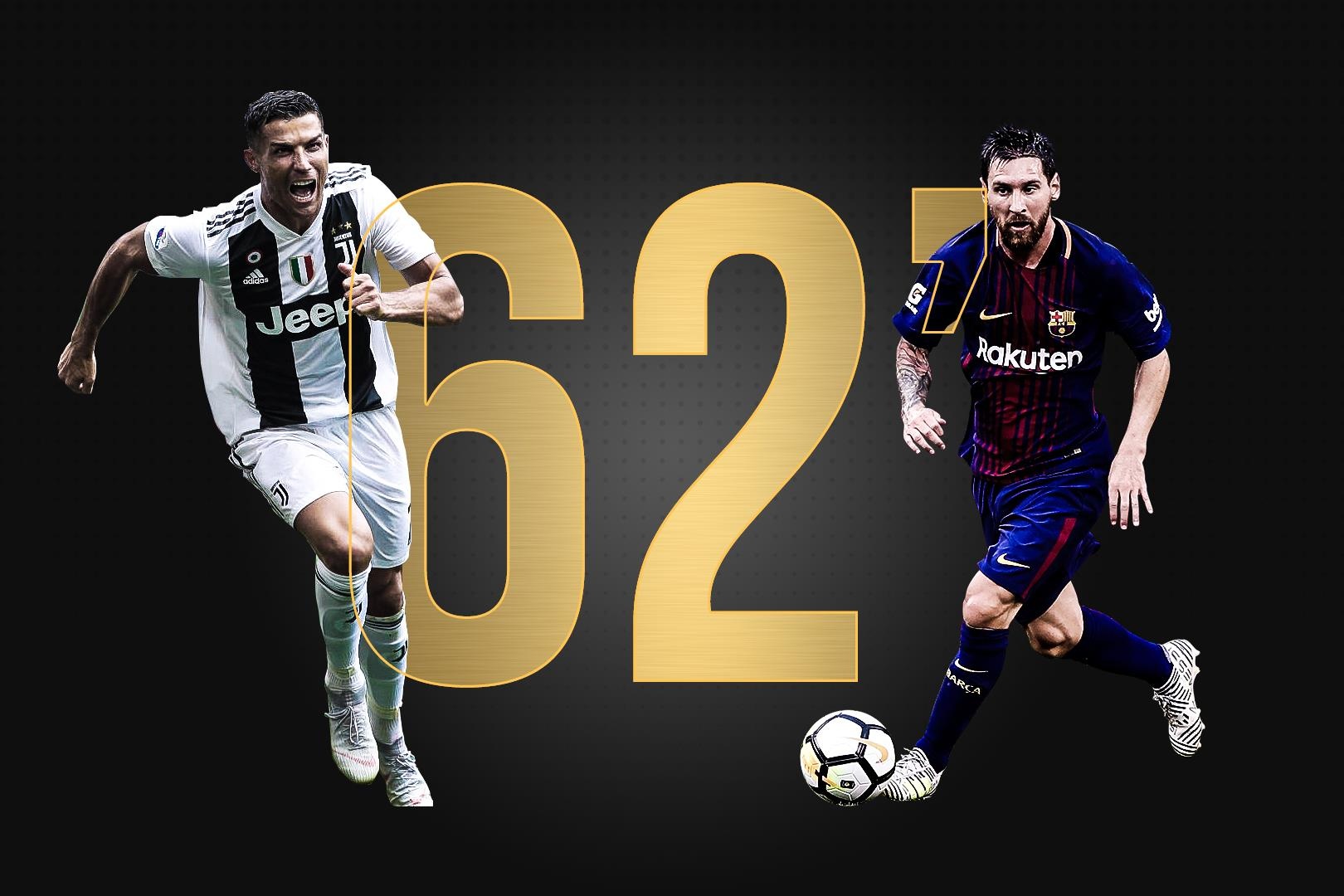 Ronaldo Messi cung ghi ban anh 1