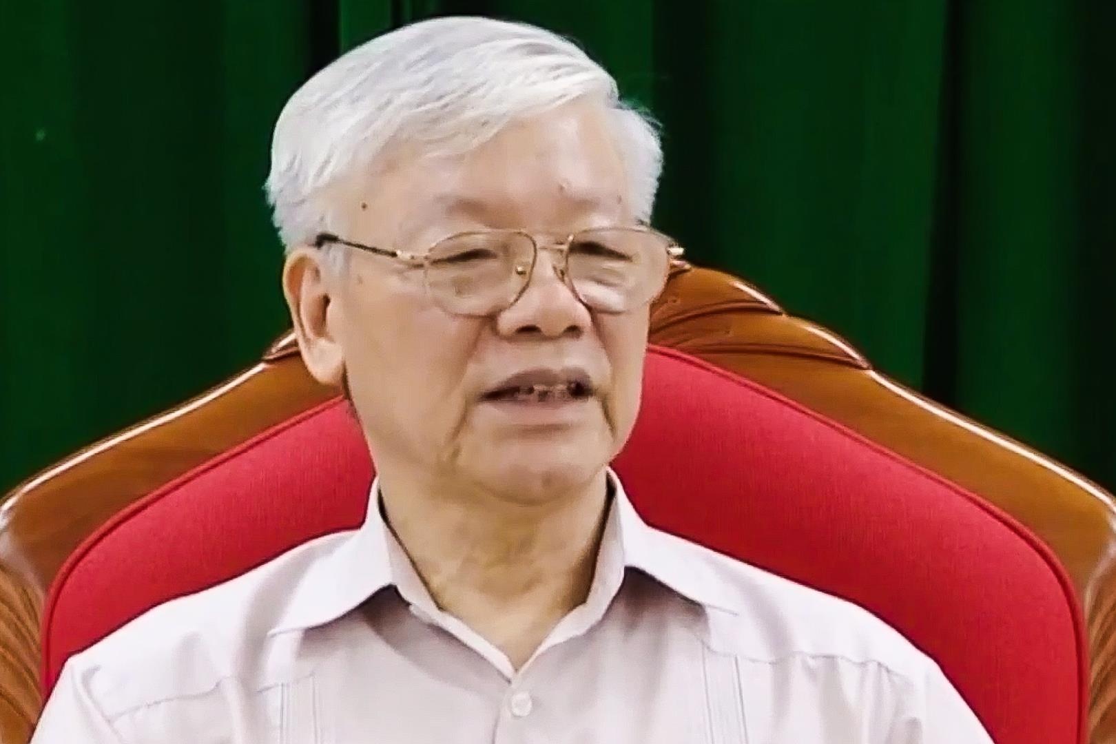 Tong bi thu, Chu tich nuoc chu tri hop lanh dao chu chot hinh anh