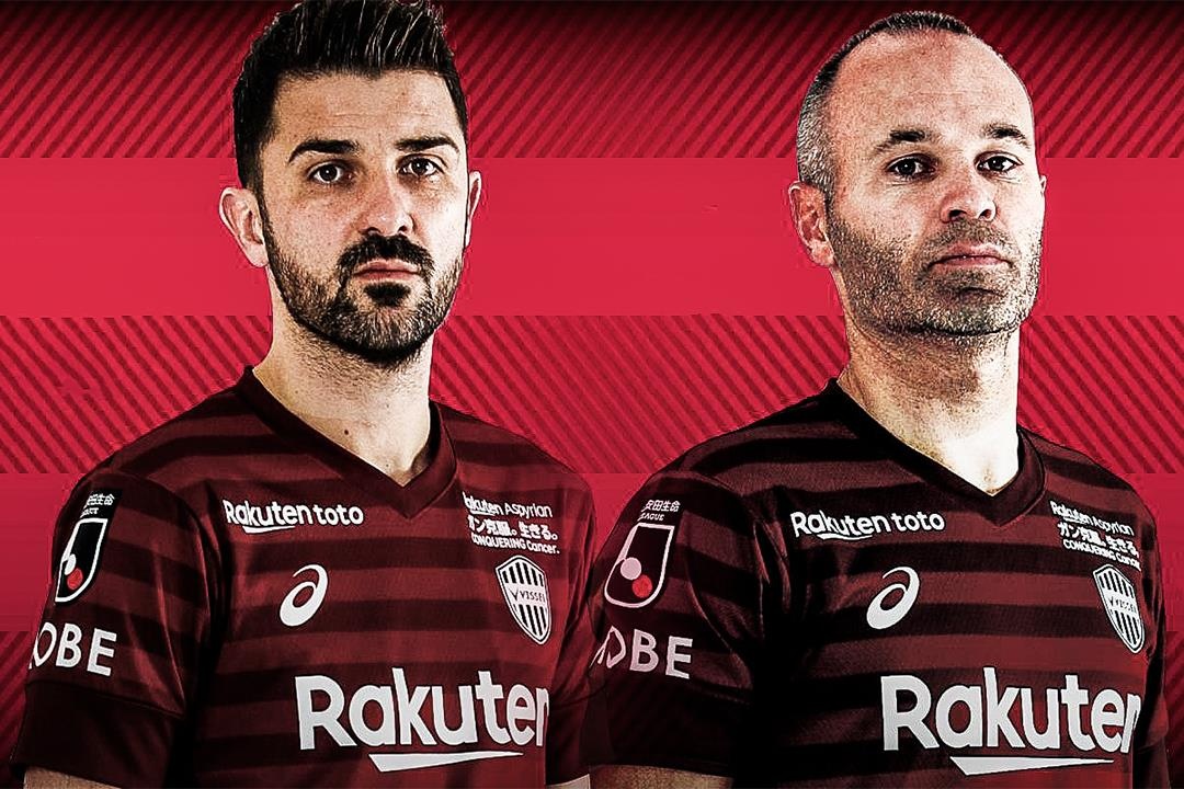 David Villa va Iniesta cung nhau lap cu dup tai J.League hinh anh