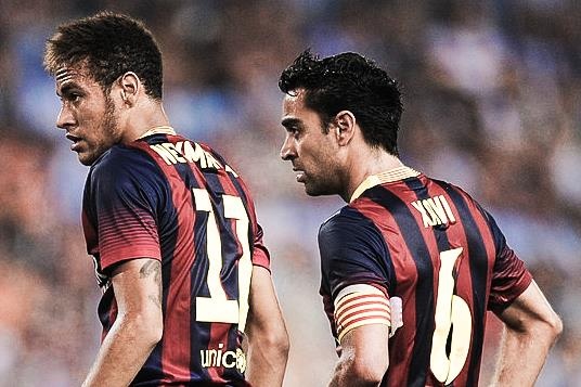 Xavi muon Neymar tro lai khoac ao Barca hinh anh