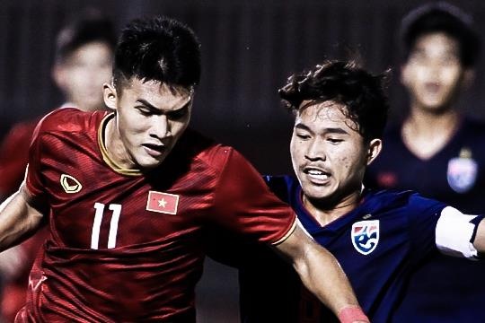 Viet Nam bat loi khi hoa Thai Lan tai giai U18 Dong Nam A hinh anh