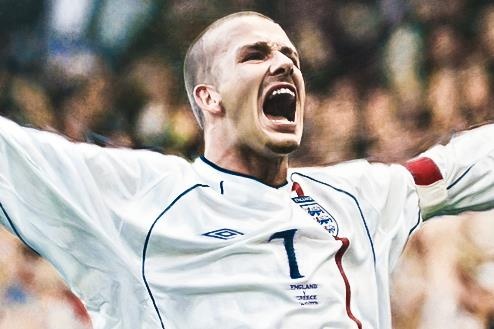 Beckham va cu da phat dua tuyen Anh du World Cup 2002 hinh anh
