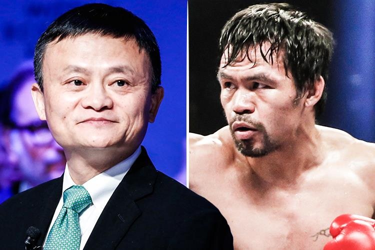 Ty phu Jack Ma lap doi voi Pacquiao, thach thuc Mayweather hinh anh