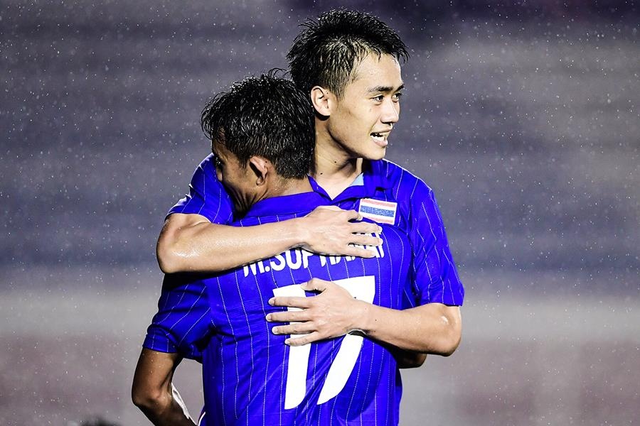 Highlights bong da nam SEA Games 30: U22 Lao 0-2 U22 Thai Lan hinh anh