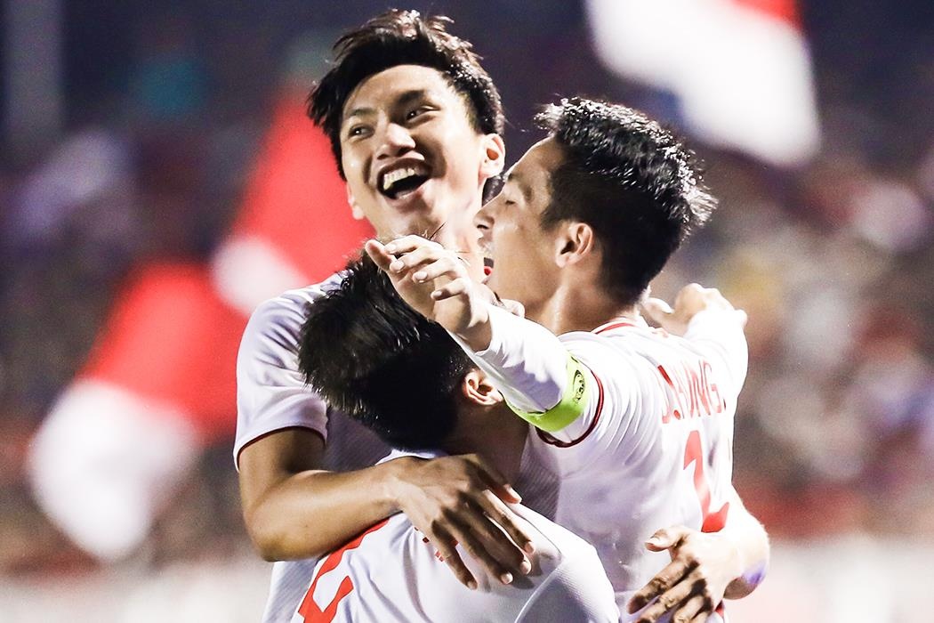 Highlights chung ket bong da SEA Games 30: U22 Viet Nam 3-0 Indonesia hinh anh