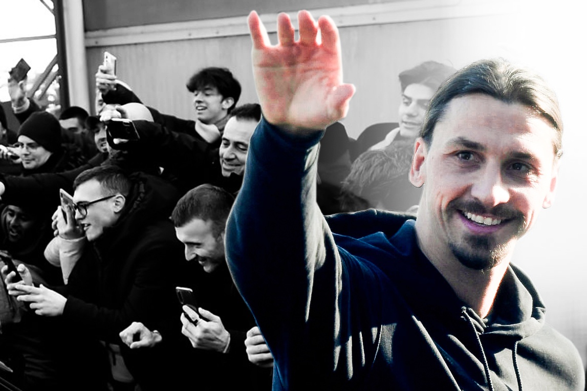 Ibrahimovic duoc chao don nhu nguoi hung o Milan hinh anh