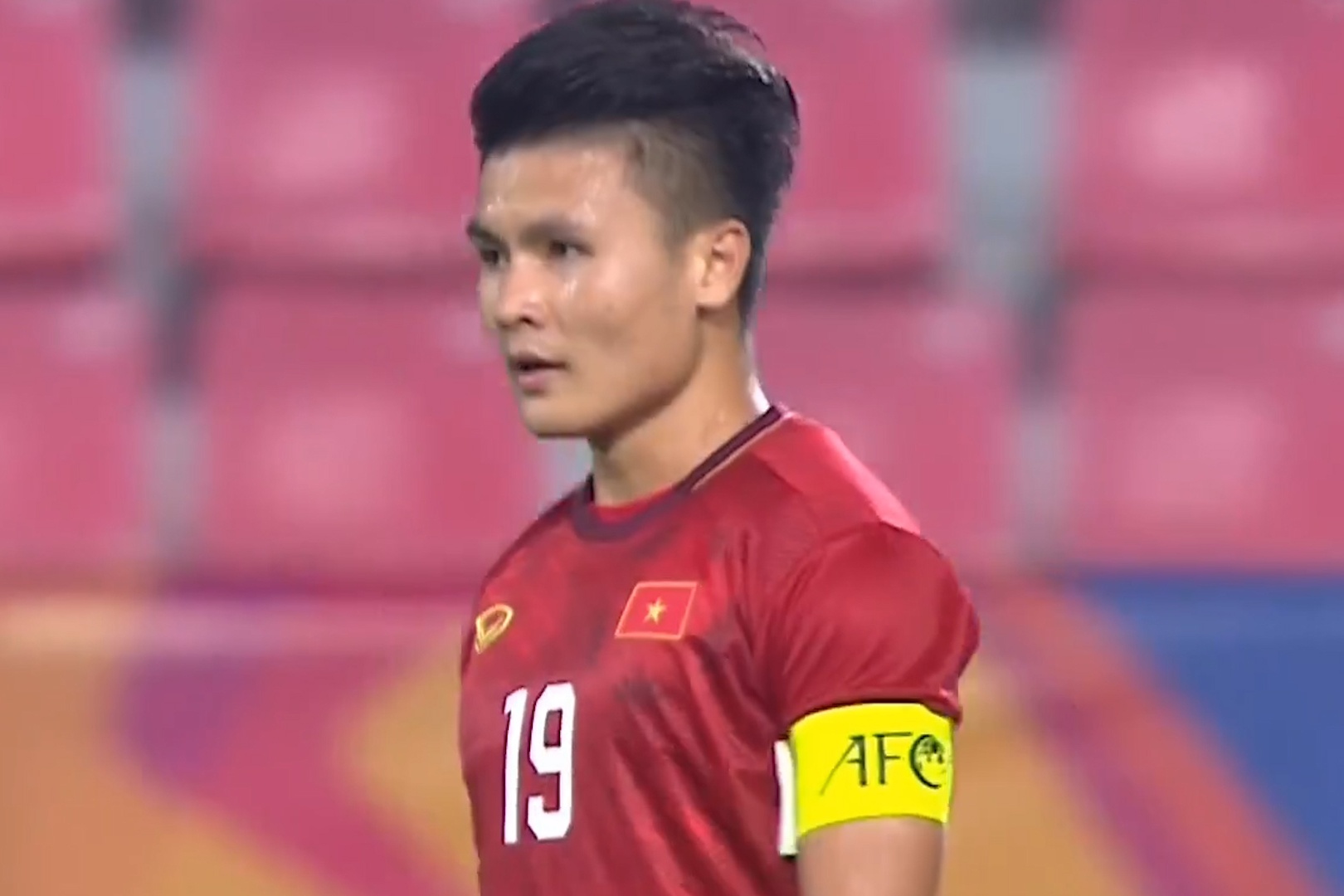 Cu sut xa cua Quang Hai truoc U23 Trieu Tien hinh anh