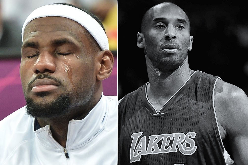 LeBron James roi le khi biet tin Kobe Bryant thiet mang hinh anh